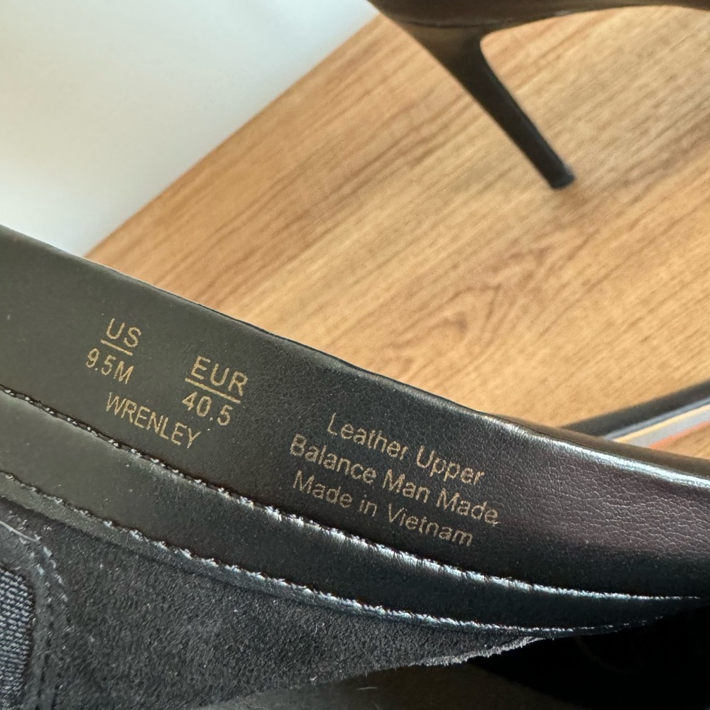 Sam Edelman - Women's Black Leather Wrenley Pointed Toe Ankle Bootie size 9.5 - Picture 8 of 13